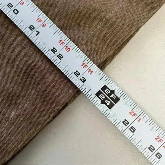 Vintage Linen Blazer Relaxed Fit Neutral Tan Brown Size  EU42 Medium - Picture 11 of 16